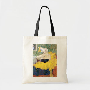 La Clownesse (Clown) Cha-U-Kao by Toulouse Lautrec Tote Bag