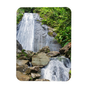 La coca falls of el yunque national forest magnet
