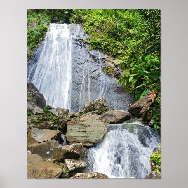 La coca falls of el yunque national forest poster (Front)
