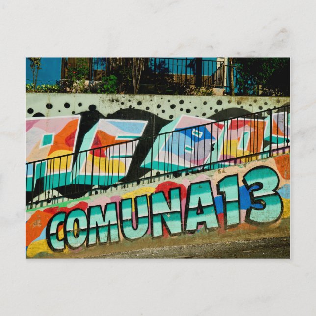 La Comuna 13 | Medellín, San Javier Commune 13 Postcard (Front)