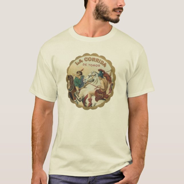 La Corrido De Toros Cigar Label T-Shirt (Front)