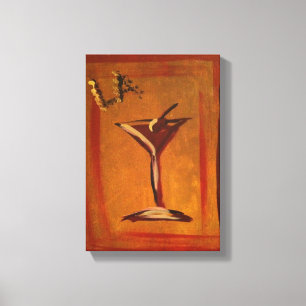 "LA COSMO" REPRINT OF ACRYLIC PAINTING ON CANVAS PRINT