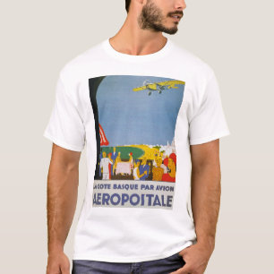 La Cote Basque Par Avion T-Shirt
