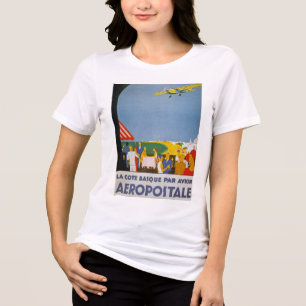 La Cote Basque Par Avion Tri-Blend Shirt