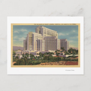 LA County General Hospital Postcard