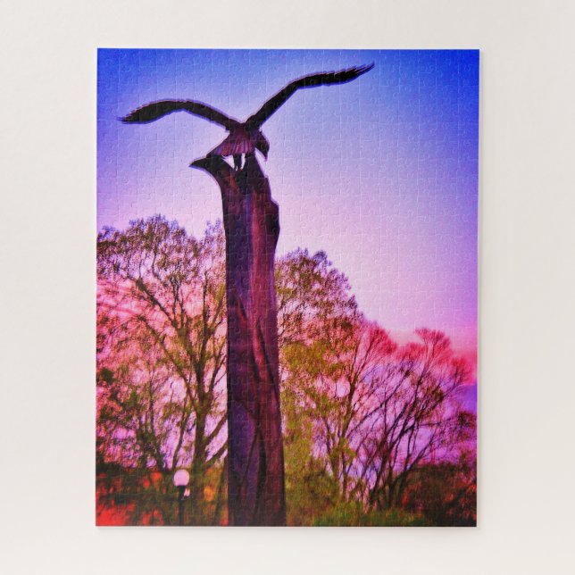 La Crosse Eagle Jigsaw Puzzle (Vertical)