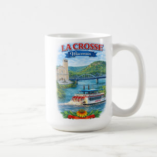La Crosse, WI Scenic Wisconsin Coffe Mug