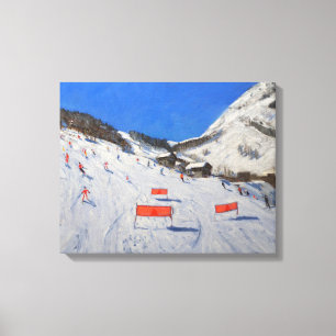 La Daille Val-d'Isere 2009 Canvas Print