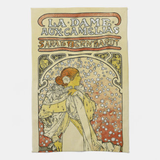 La Dame aux Camelias Tea Towel