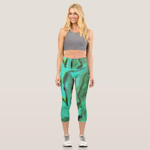 La Dee Dah 1 Abstract Capri Pants