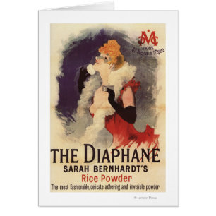 La Diaphane Woman Powdering Face Promo Poster