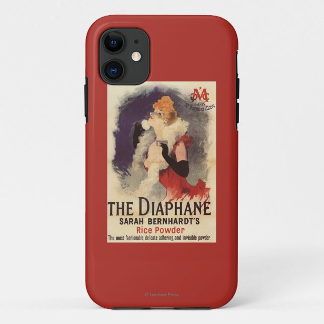 La Diaphane Woman Powdering Face Promo Poster Case-Mate iPhone Case (Back)