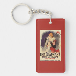 La Diaphane Woman Powdering Face Promo Poster Key Ring