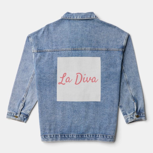 La Diva   Denim Jacket (Back)