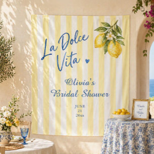 La Dolce Vita Bridal Shower Tapestry