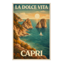 La Dolce Vita Capri Vintage Travel