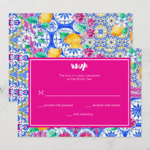 La Dolce Vita Elegant Flat Save The Date Card
