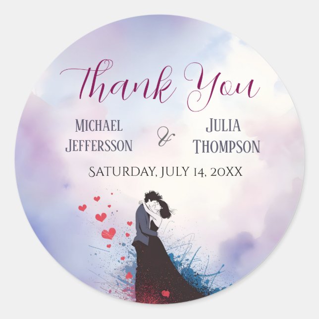 La Dolce Vita French Inspiration Classic 1940s  Classic Round Sticker (Front)