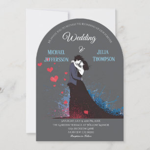La Dolce Vita French Inspiration Classic 1940s Invitation