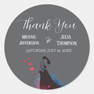 La Dolce Vita French Inspiration Classic 1940s  Round Sticker