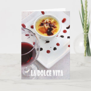 la dolce vita greeting card