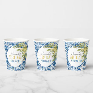La dolce Vita Italian Bridal Shower Paper Cups