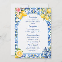 la Dolce Vita Italian Dinner lemon bridal shower