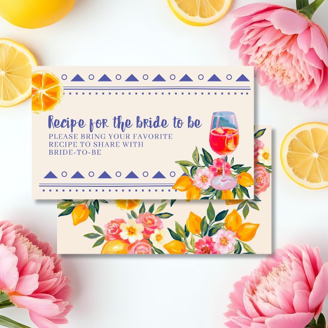 La Dolce Vita Italian Lemon share a Recipe Enclosure Card (Creator Uploaded)