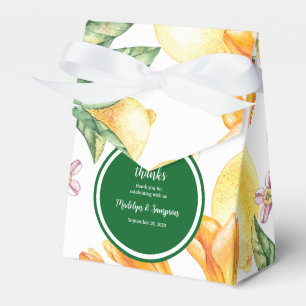La Dolce Vita Italian Lemon Wedding Favour Box