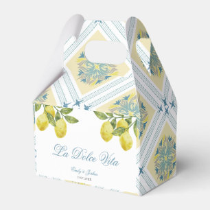 La Dolce Vita Italian Lemon Wedding Favour Box