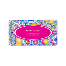 La Dolce Vita Italian Lemon wedding Invitation