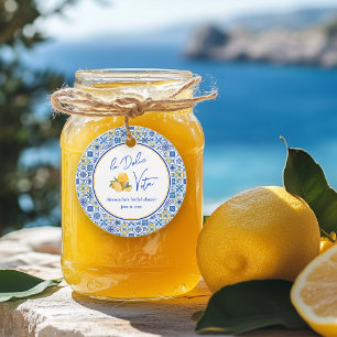 La Dolce Vita Italian Summer Bridal Shower Favour Tags