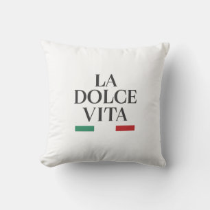 La Dolce Vita Italian Throw Pillow