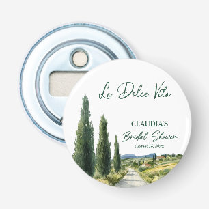 La Dolce Vita Italian View Bridal Shower Favour Bottle Opener