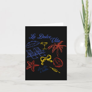 La Dolce Vita Italy Amalfi Coast Amalficore Girl Card