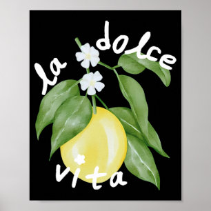 La Dolce Vita La Dolce Bride Italy Lemon Matching  Poster