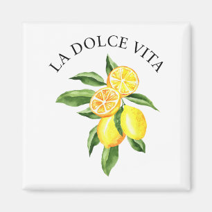 La Dolce Vita Lemon Italian Summer Limoncello Amal Magnet
