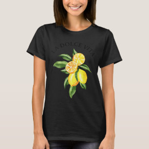 La Dolce Vita Lemon Italian Summer Limoncello Amal T-Shirt