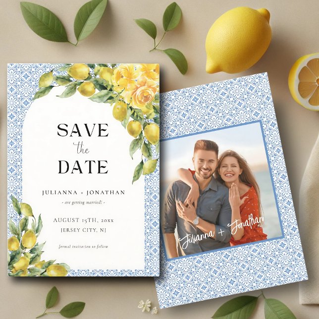 La Dolce Vita - Mediterranean Lemon Save The Date (Creator Uploaded)