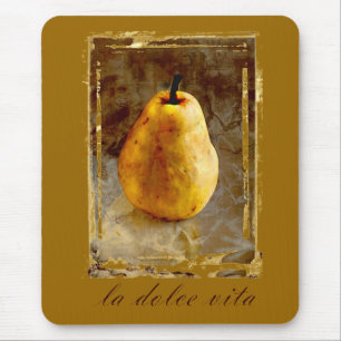 La Dolce Vita Pear Mouse Pad