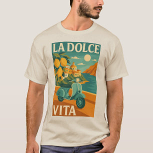 La Dolce Vita – Retro Italian Coast Travel T-Shirt