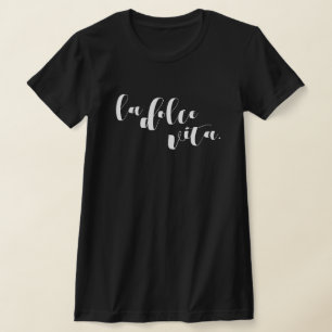 La Dolce Vita Travel Aesthetic Minimalist T-Shirt