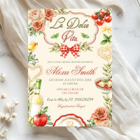 La Dolce Vitta Pasta Champagne Bridal Shower