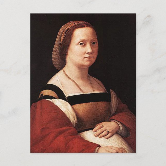 'La Donna Gravida' Postcard (Front)