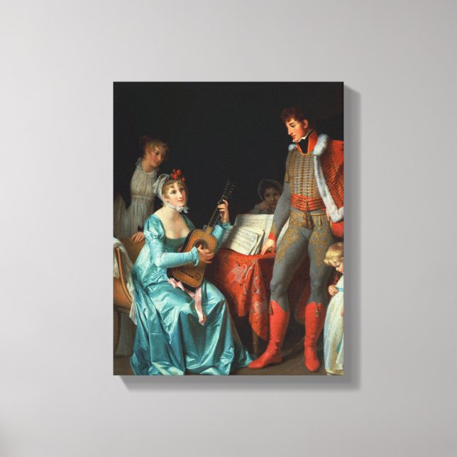 La Duchesse Abrantes et le General Junot Canvas Print (Front)