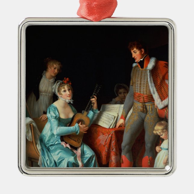 La Duchesse Abrantes et le General Junot Metal Tree Decoration (Front)