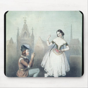 La Esmeralda': Carlotta Grisi  & Jules Perrot Mouse Pad