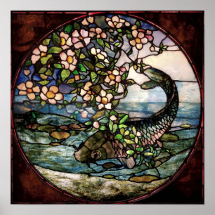 La Farge - The Fish 1890 Poster