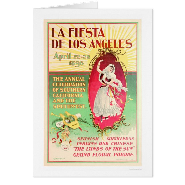 La Fiesta de Los Angeles 1896 (Front)