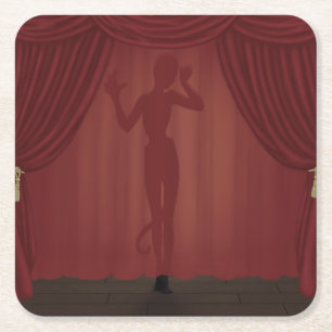 La Fin Absolue Square Paper Coaster